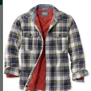 L.L. Bean Lined Flannel Jacket
